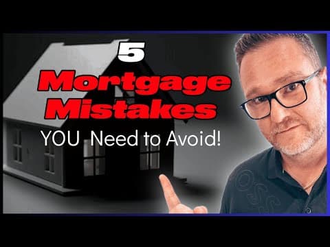 Don’t Make These 5 Costly #Mortgage Mistakes in #Canada