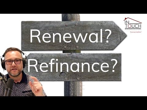 Mortgage Renewal vs. Mortgage Refinance? #mortgages #rates #refinance #realestate