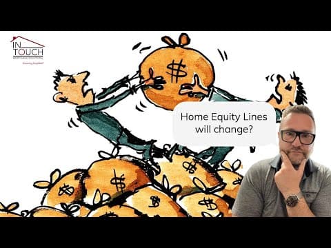It will get tougher to get a Home Equity Line of Credit (HELOC) soon! #mortgages #realestate #rates