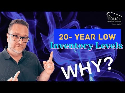 Canadian Home Inventory is at a 20-Year Low.. Why?