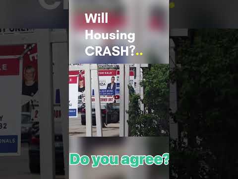 Will housing crash? #housingmarket #canadianrealestate #realestate #mortgages