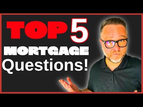 Finance Friday: Top 5 Mortgage Questions Canadians Need Answered #mortgageadvice