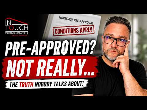 Why Your Mortgage Pre-Approval Could Fall Apart | #financefridays