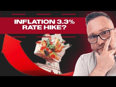 Inflation HITS 3.3% in July - What will the Bank of Canada DO NEXT?