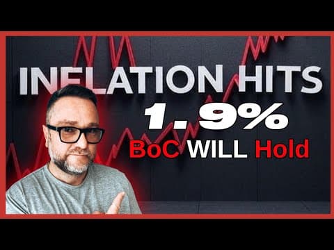 June 2025 Inflation at 1.9% | No #bankofcanada  Rate Cuts Anytime Soon | Finance Fridays