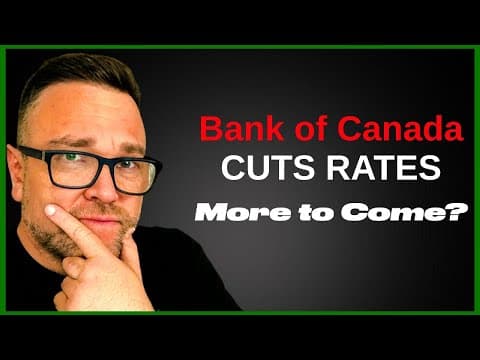 Finance Fridays: Bank of Canada Drops Rates for the First Time Since March 2025