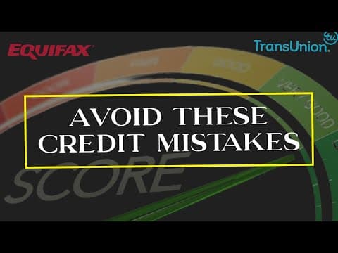 Credit Mastery 101: The Essential Guide to 5 Pitfalls You Must Avoid for a Stellar Credit Score