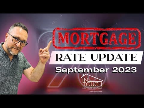 Current Fixed Mortgage Rates Holding Strong in September 2023 – No Drop in Sight!