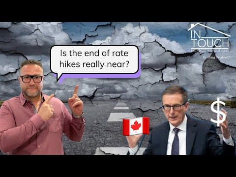 BoC - Could the end of rate hikes be near?