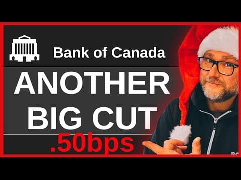 Bank of Canada Slashes Rates .50bps! Will the Housing Market Explode as Variable Rates Plummet?