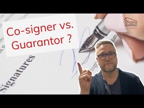 What is the difference between a Co-signer and Guarantor?