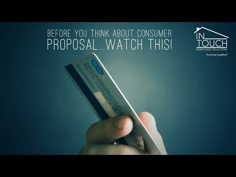 Debt Consolidation or Consumer Proposal- You may have another option!
