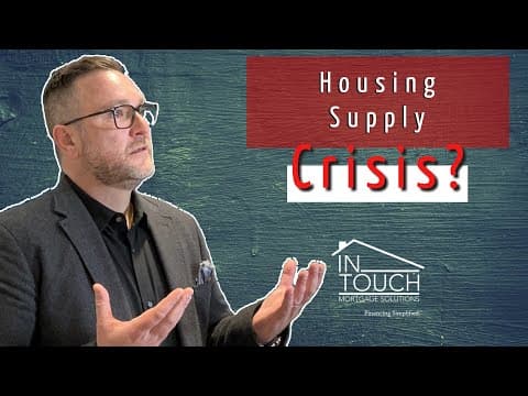 Is Canada headed for a major housing shortage????