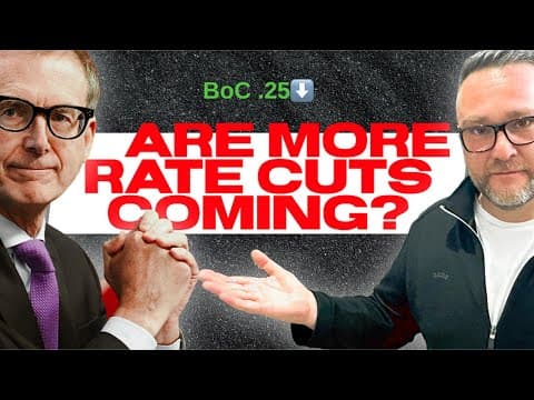 Bank of Canada Cuts .25% and Hints at More: Will It Happen?