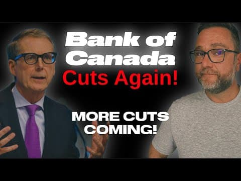 π¨ Bank of Canada SLASHES Rates Again! What It Means for YOUR Mortgage & the Canadian Economy π¨